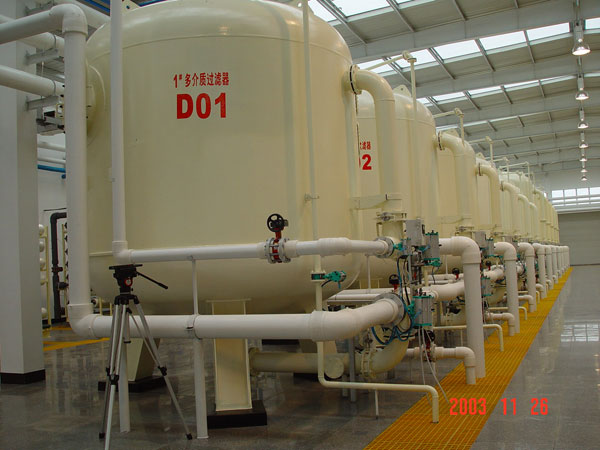 东岳化工自备电厂软化水设备工程